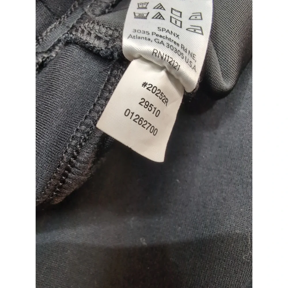 Spanx Womens 1X Ponte Flare Pants 20252R Black Stretch Pull On Slimming